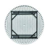 Sto baštenski sklopivi plastični okrugli 120cm - Slika 2