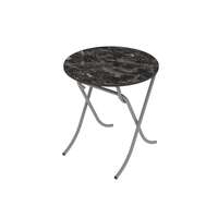 Sto višenamenski sklopivi crni mermer 70cm Alesta