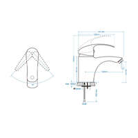 Stojeća slavina za lavabo KONGO - Slika 4