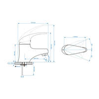 Stojeća slavina za lavabo MISISIPI - Slika 3