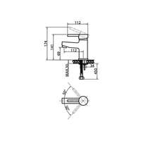 Stojeća slavina za lavabo PROJECT - Slika 3