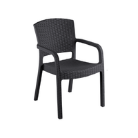 Stolica baštenska Verona Antracit