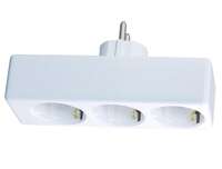 T-razvodnik trostruki ravni 16A/250V