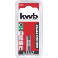 T40 bit 30mm Impaktor ExtremePRO Torx Einhell by KWB - Slika 2