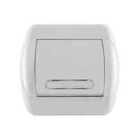 Taster sa pločicom za natpis sa sig.sij. 16A/250V, vijčana veza Royal