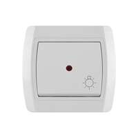 Taster svetla sa sig. sij. 10A/250V, bezvijčana veza Status