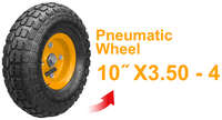 Točak za kolica 10x3.50-4 Ingco