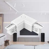 Trofazni konektor za alu šine beli - Slika 2