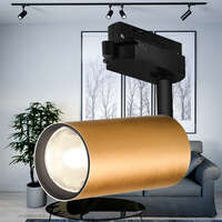 Trofazni šinski reflektor zlatni GU10 - Slika 2