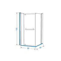 Tuš kabina IDEAL 9005 UNITED LINNI - Slika 2