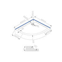 Tuš kada R90 classic LINNI - Slika 2