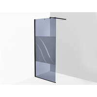 Tuš stena ELEGANCE gray logo 80*200 LINNI