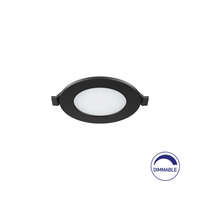 Ugradni LED panel dimabilni 4W, 3INC, 6500K crni