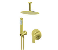 Uzidna baterija za tuš kadu sa plafonskim tušem 250mm i ručnim tušem 231603G