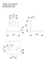 Ušice za katanac Bane - Slika 2