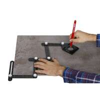 Višenamenski sklopivi lenjir za merenje - prenos uglova LEVIOR - Slika 5