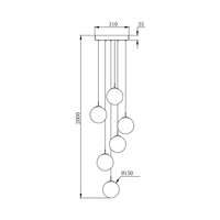 Visilica dimljeno siva 6H-6xG9 - Slika 3