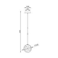 Visilica zlatna 1H-1xG9 - Slika 2