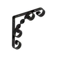 WO 100 C Kovani nosač polica 100x100 mm crni