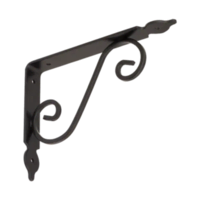 WOZ 190 HB ornamentalni nosač police 190mm/140mm kovani crn