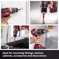 XS-CASE set dijamantskih burgija za keramiku E6.3-1/4" 4/1 Einhell - Slika 7