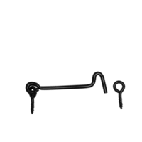 ZHK 100 Crna zakačka sa kukom 100 mm