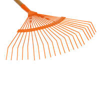 Žičane grablje za lišće i granje 22 z sa drvenom drškom TRUPER - Slika 2