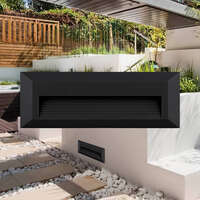 Zidna baštenska svetiljka crna 3W-3000K-IP65 - Slika 2