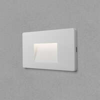 Zidna baštenska svetiljka kvadratna bela 3W-3000K-IP65 - Slika 2