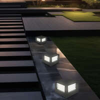 Zidna baštenska svetiljka kvadratna crna 15W-3000K-IP65 - Slika 2