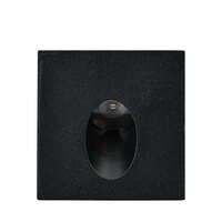 Zidna baštenska svetiljka kvadratna crna 2W-3000K-IP65 - Slika 3