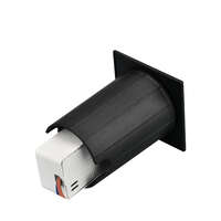 Zidna baštenska svetiljka kvadratna crna 2W-3000K-IP65 - Slika 4