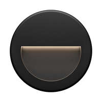 Zidna baštenska svetiljka okrugla crna 3W-3000K-IP65 - Slika 3