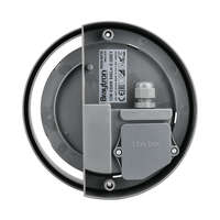 Zidna baštenska svetiljka okrugla siva, 12W-6500K-IP65 - Slika 4