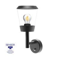 Zidna baštenska svetiljka sa senzorom 1xE27-IP54