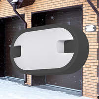 Zidna baštenska svetiljka siva, 15W-6500K-IP65 - Slika 2