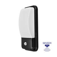 Zidna baštenska svetiljka siva, sa senzorom 20W-3000K-SNS-IP65