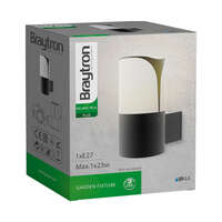 Zidna baštenska svetiljka siva 1xE27-IP44 - Slika 3