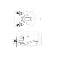 Zidna slavina za lavabo KONGO - Slika 4