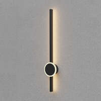 Zidna svetiljka crna WL700-16W-3000K - Slika 2