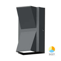 Zidna svetiljka siva 2x6W-3IN1-IP65