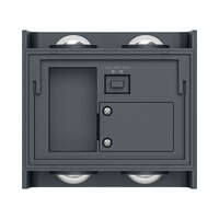 Zidna svetiljka siva 4x1W-3IN1-IP65 - Slika 4