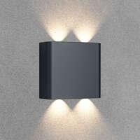 Zidna svetiljka siva 4x1W-3IN1-IP65 - Slika 2