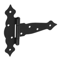 ZTO 150 Crna dekorativna T šarka 150x45x185x2,5 mm
